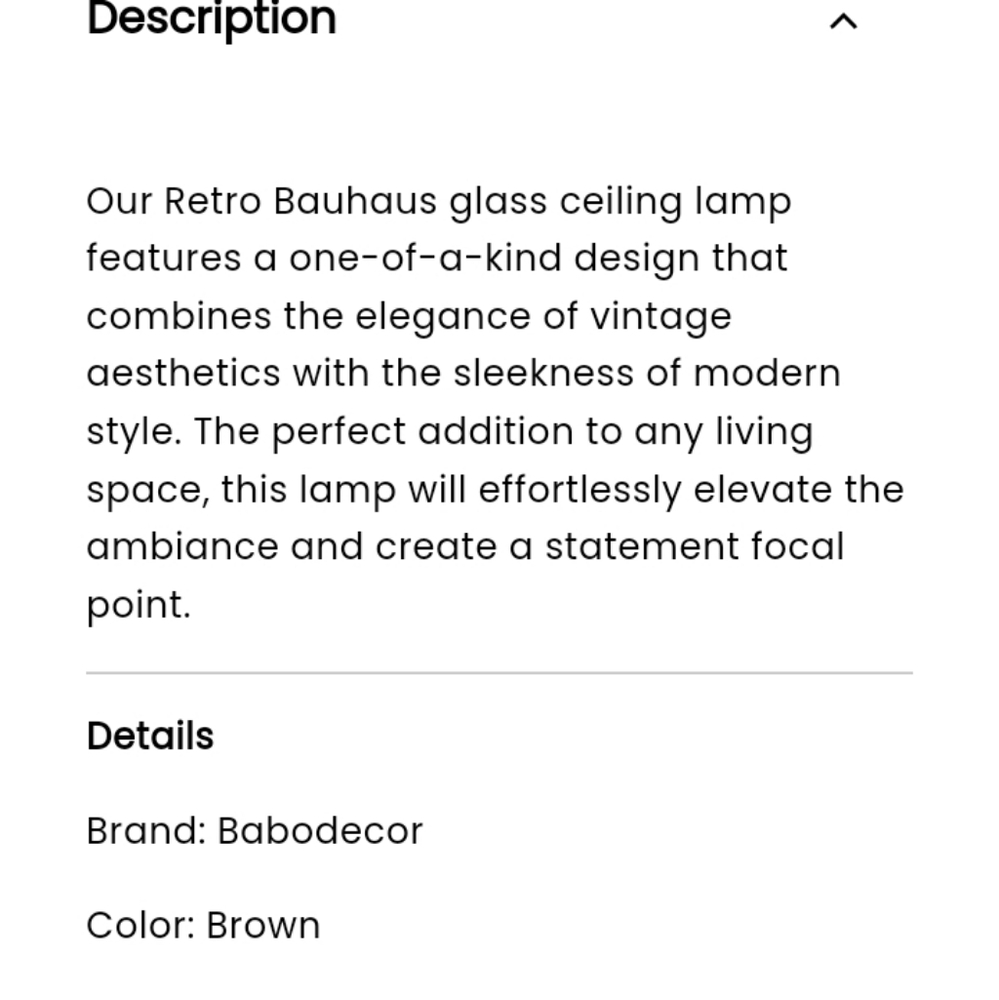 Bauhaus glass ceiling light